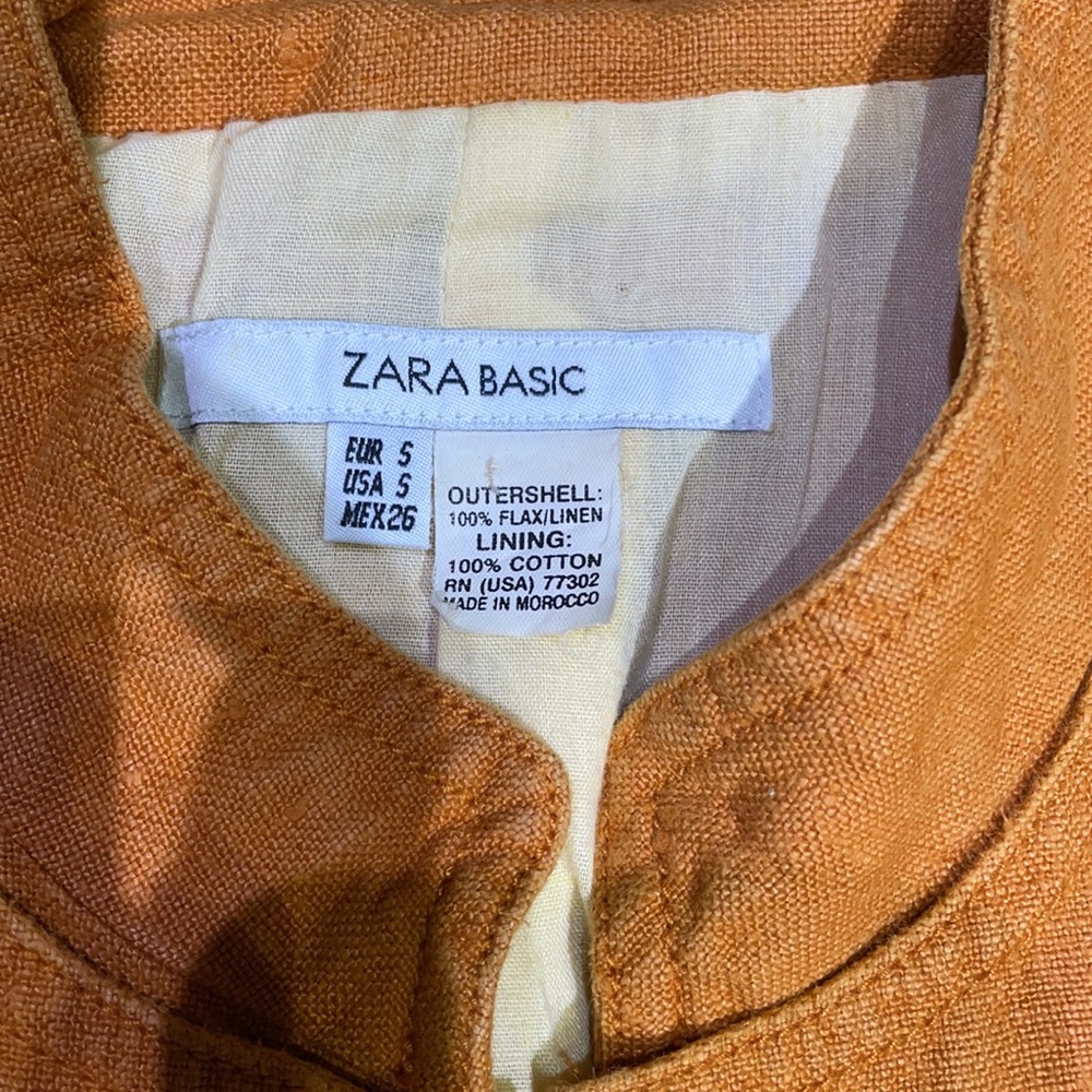 Zara Orange ๐ jacket - Picture 3 of 4